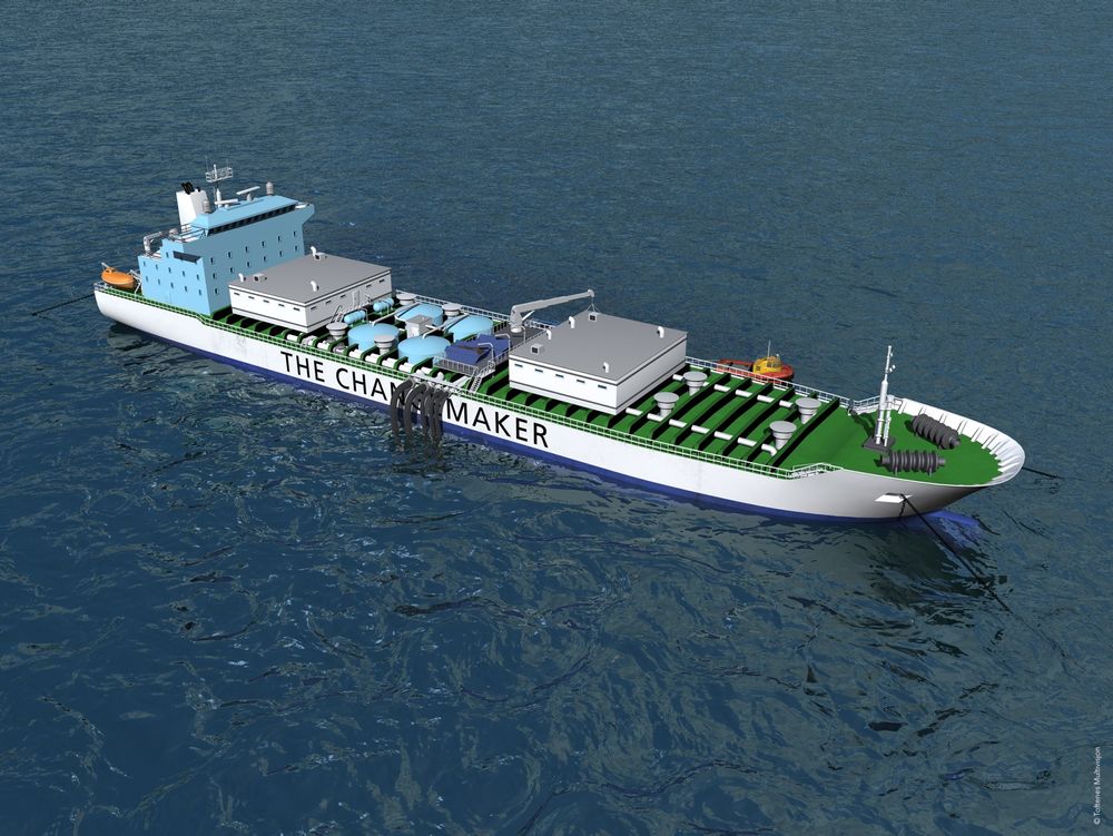 Biogass hentes ut av renseanlegget og kan dekke inntil 25 prosent av skipets energibehov. 