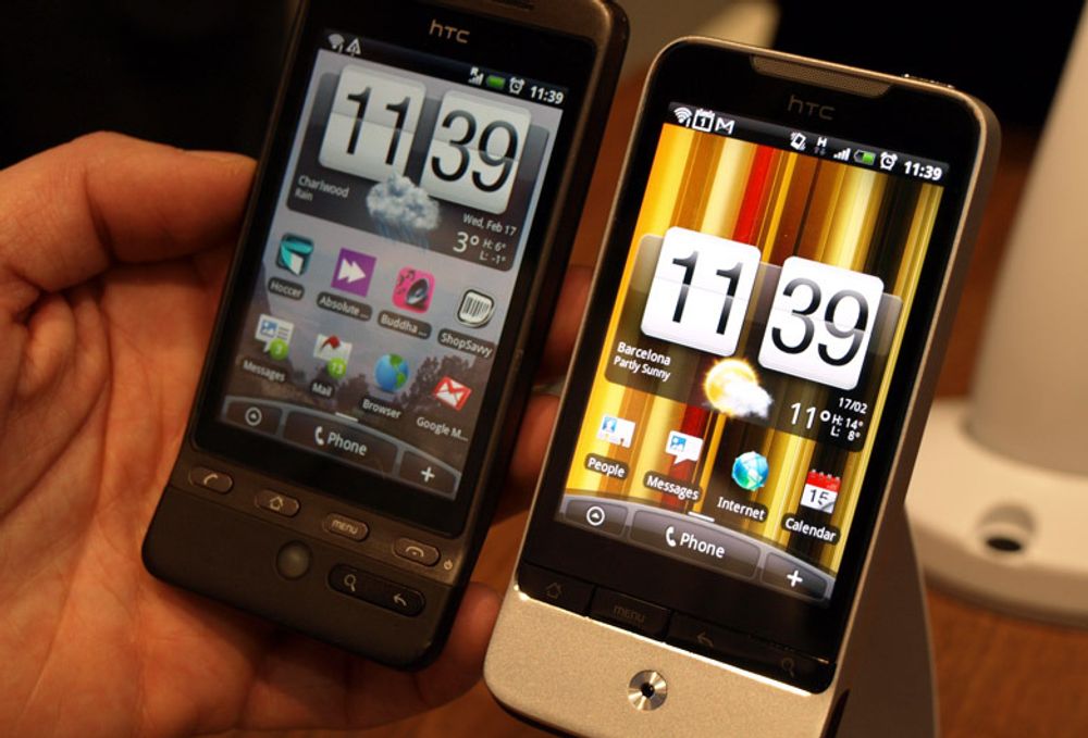 Android (og AMOLED) fra HTC. 