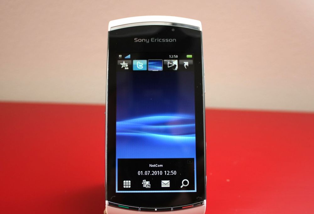 Hvileskjermen er unik i Symbian-sammenheng.