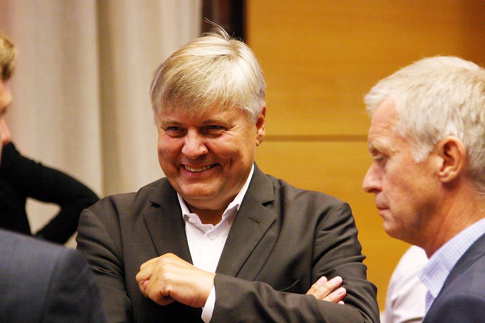  Konsernsjef Henrik Madsen i DNV GL er svært imponert over det studentene klarte å utrette på sju uker. 