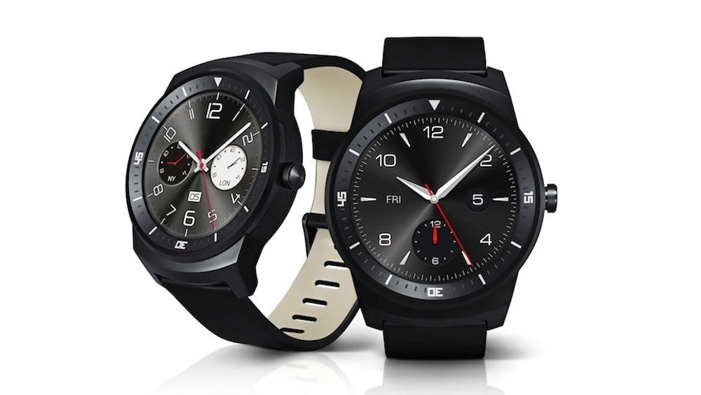 LGs nye Android Wear-klokke G Watch R har en rund P-OLED-skjerm. 