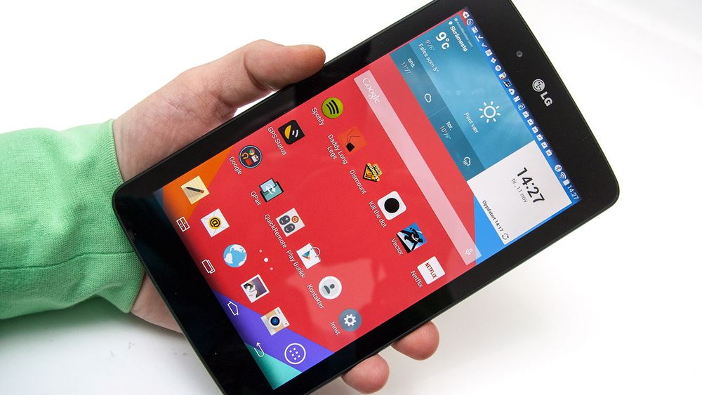 LG G Pad 7.0 kjører Android 4.4. 