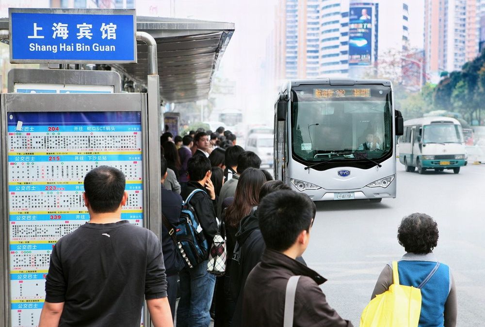 Shenzhen, rett nord for Hong Kong, har hatt over 200 batteribusser i drift i snart tre år. 