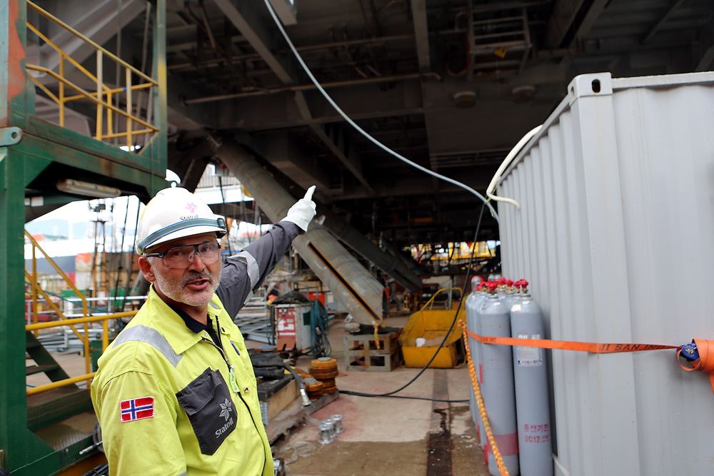 Karl Inge Ulveseth er prosjektleder for Valemon-dekket og har bodd to år i Sør-Korea.