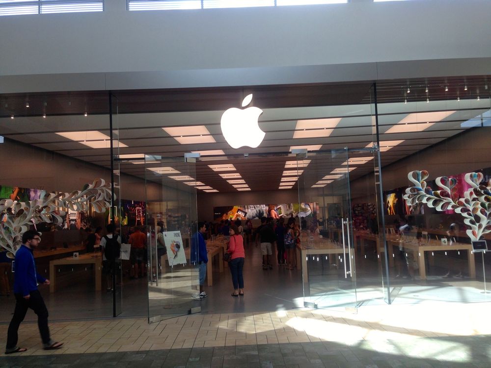 Apple store eksteriør, Florida Mall.