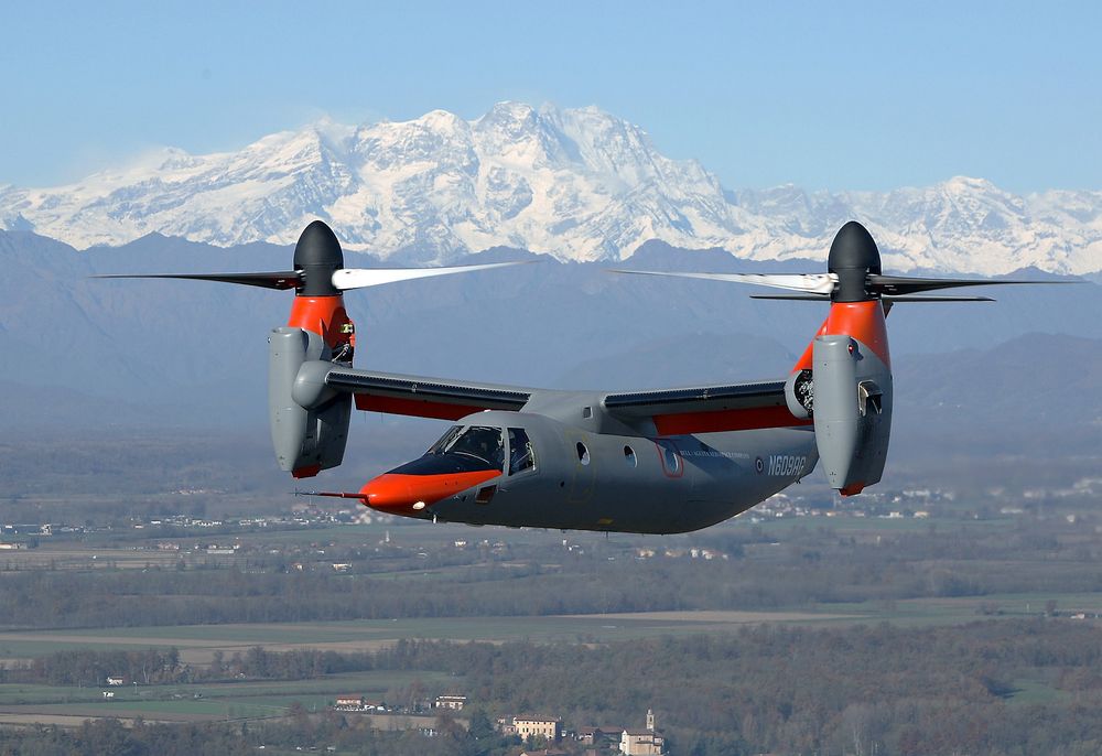 Tiltrotorflyet AW609 skal etter planen settes i serieproduksjon om tre år og skal på sikt også tilbys som tilbringermaskin for oljeindustrien. 