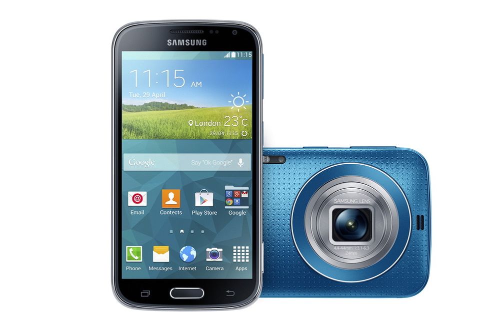 Kameratelefon: Samsungs nye Galaxy K zoom skal lokke de som enda har kompaktkamera over til telefonverdenen. 