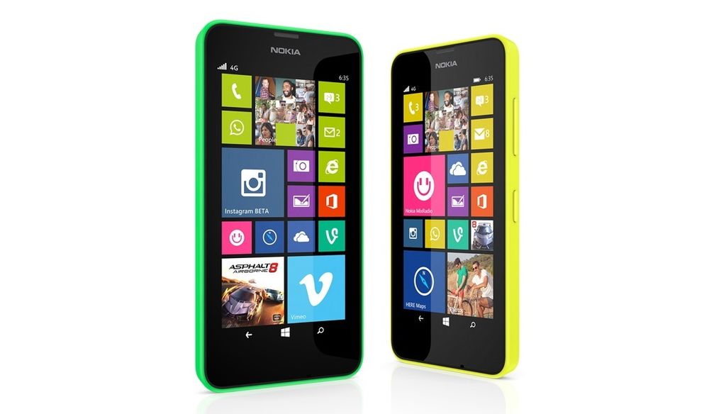 Lumia 630 og 635 blir de første mobiltelefonene som kommer med Windows Phone 8.1 forhåndsinstallert.