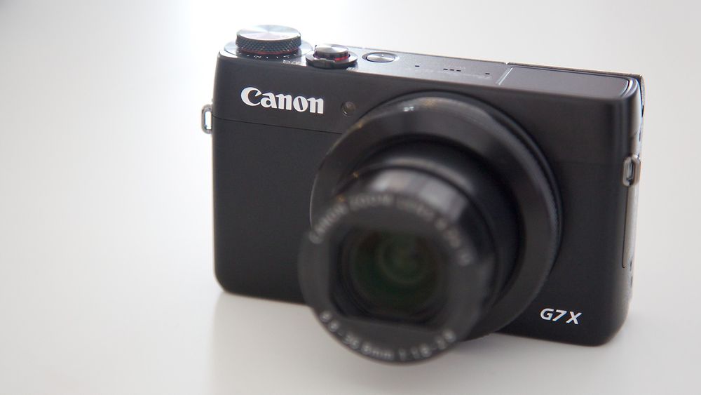 Kompakt: Canon G7X. Foto: Eirik Helland Urke