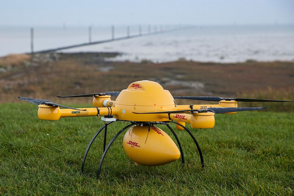 DHL skal begynne en reglemessig dronerute til den tynt befolkede øya Juist utenfor den tyske nordvestkysten.