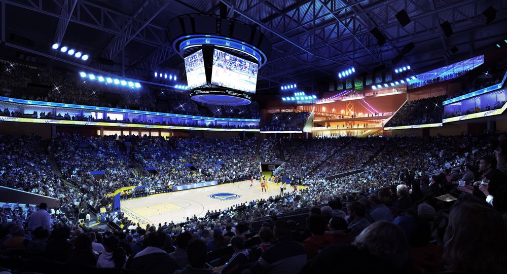 Nye Warriors' Stadium er planlagt åpnet til basketballsesongen 2017-18. Det blir NBA-laget Golden State Warriors' nye hjemmebane.