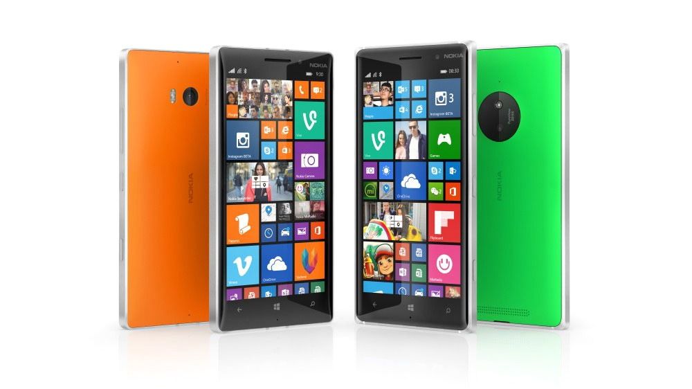Microsoft lanserte to nye telefoner i Lumia-serien under IFA-messen. Lumia 735 til venstre, og Lumia 830 til høyre.