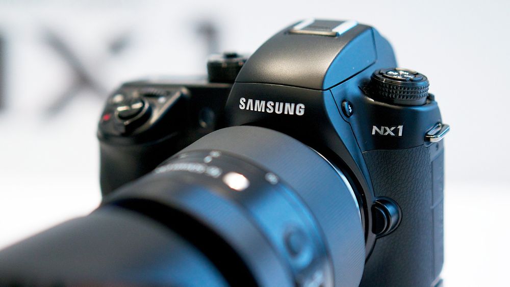 Samsung: NX1 var den største nyheten på Photokina. Foto: Eirik Helland Urke