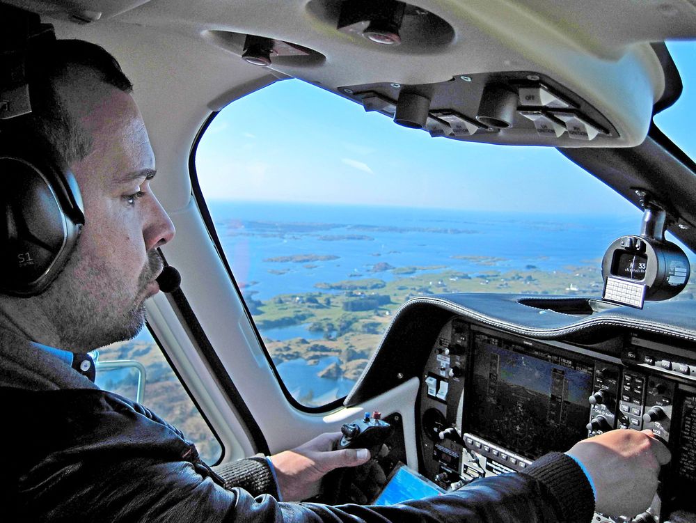Sivilingeniør Frank Steinbacher hos østerrikske AHM foretok pilotmålingene med grønn laser. Pilotprosjektet i Rogaland kan lede til nasjonal kartlegging av strandsonen.