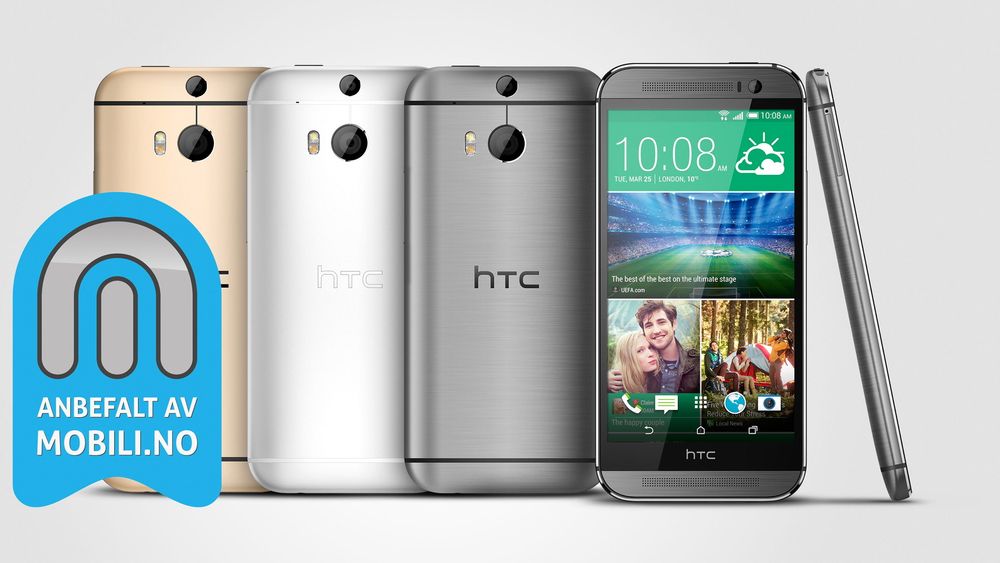 Vi anbefaler HTC One (M8) 