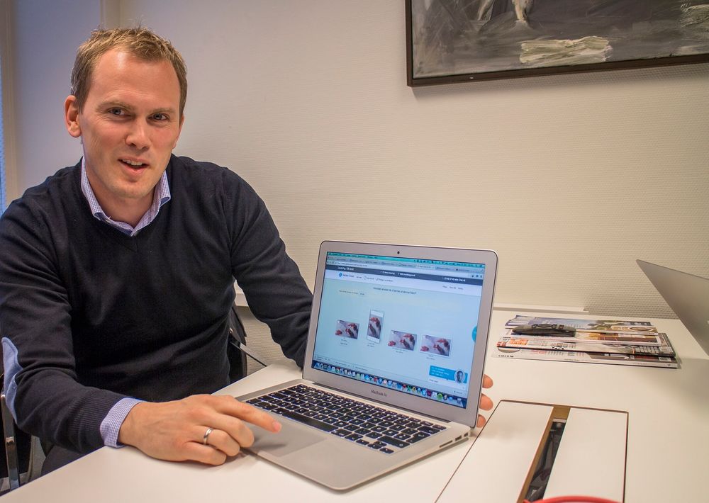 Tar papiret til nettskyen: Markedssjef Christian Sæterhaug i det norske selskapet Gelato Group forteller at de har stor suksess i mange land med å innføre selvbetjeneing av trykkerioppdrag. Både kunder og trykkerier for fordeler  