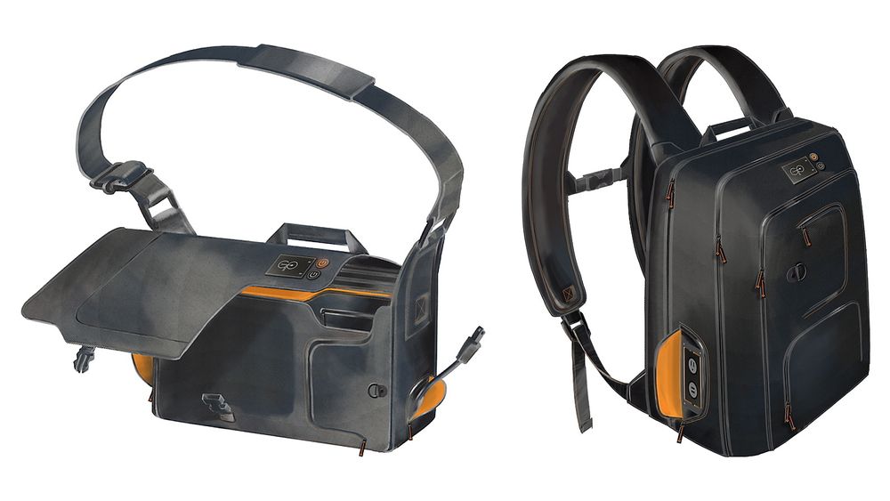 Sekkene kommer i flere ulike fasonger. Blant dem skulderveske, ryggsekk, kamera-ryggsekk og trillekoffert.