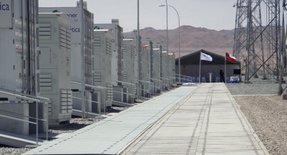 7. AES Los Andes Battery Energy Storage System, Chile. 12 MW litiumionebatteri.