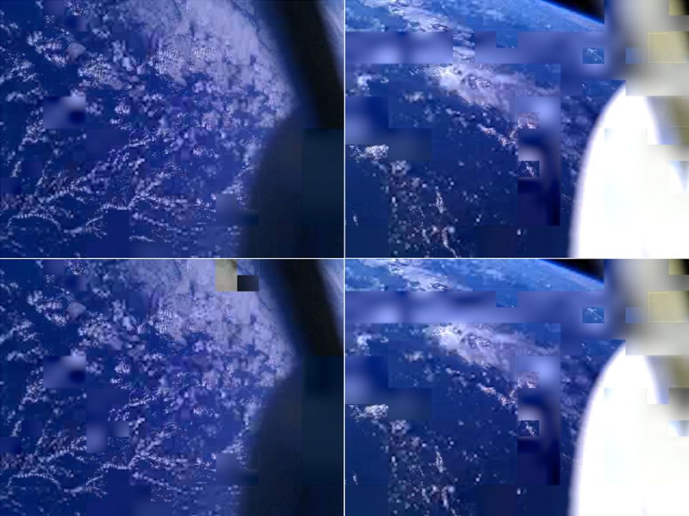 Disse bildene av jordkloden er satt sammen av små datapakker som ble lastet ned av radioamatører på bakkestasjoner fordelt på alle verdens kontinenter, unntatt Antarktis. Ingeniørene ved NASA Ames har kun brukt hyllevare-elektronikk i utviklingen av PhoneSat, og satellittsystemet koster bare drøye 20.000 kroner. 