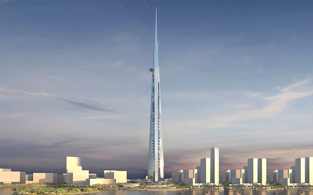 1: KINGDOM TOWER, JEDDAH, SAUDI-ARABIA: 1007 meter høyt, 167 etasjer, skal stå ferdig i 2018. Skal huse både boliger, kontorer og hotell.  
