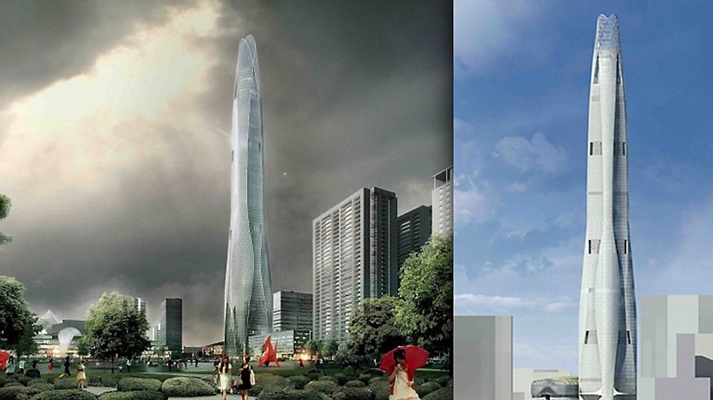10: CTF TIANJIN TOWER, TIANJIN, KINA: 530 meter, 96 etasjer, ukjent dato. Skal huse både kontorer, hotell og  leiligheter med hotellservice.  
