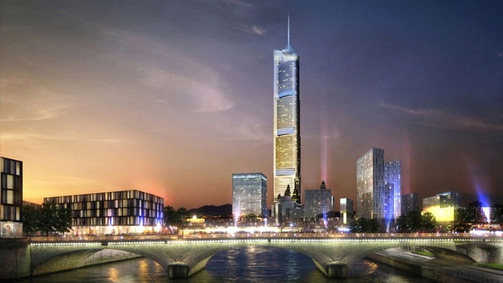 13: BUSAN LOTTE TOWN TOWER, BUSAN, KINA: 510 meter høyt, 107 etasjer, skal stå ferdig 2016. Skal huse både boliger, kontorer og et hotell. Del av prosjektet Busan Lotte World 2.  