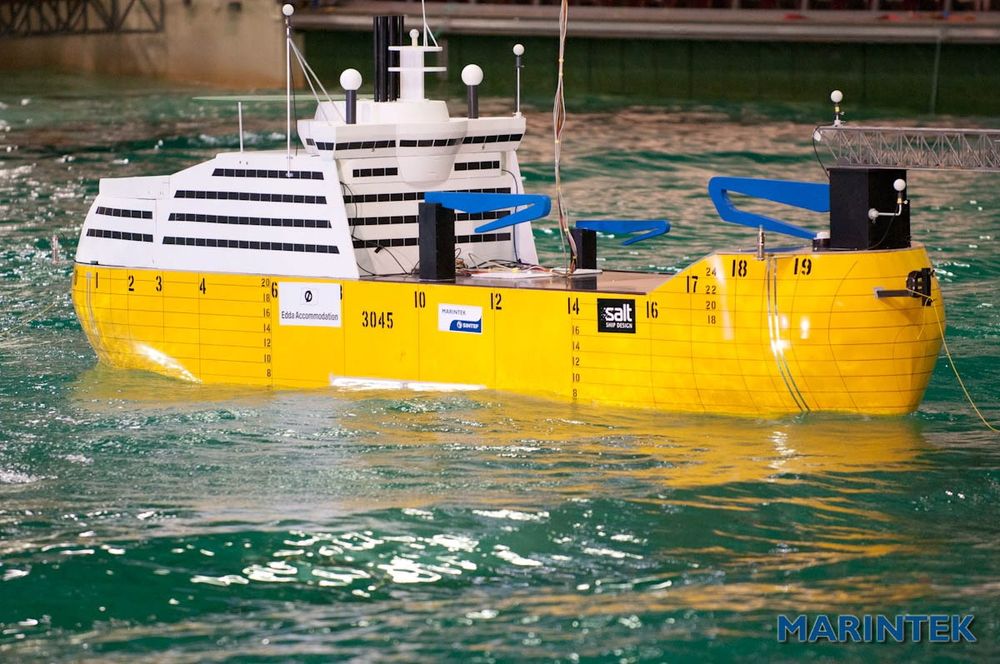Her testes skipet av SINTEF-selskapet Marintek.