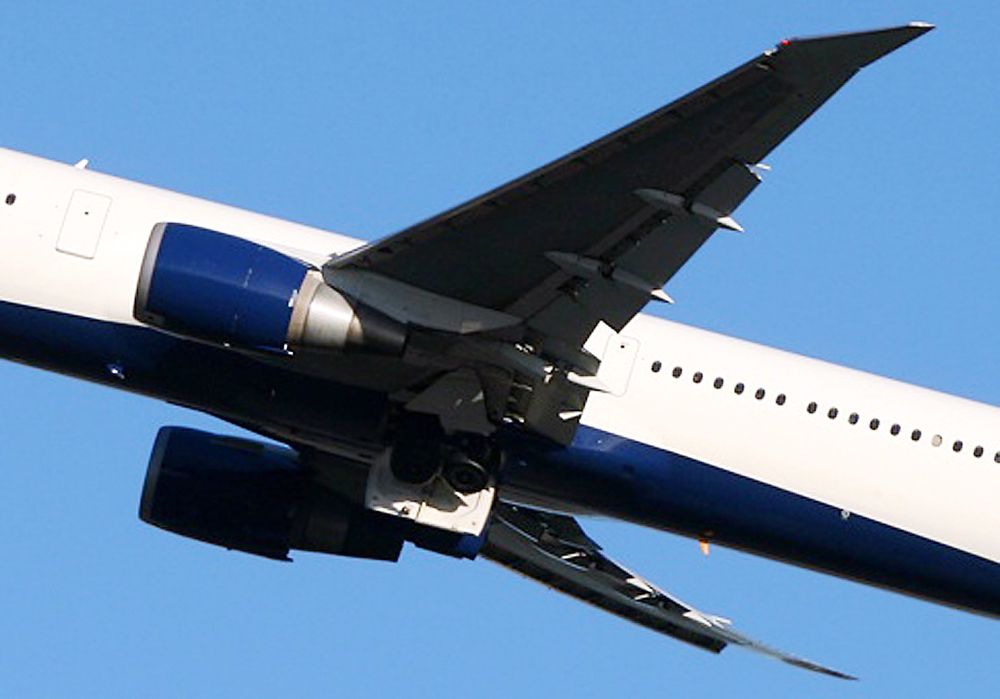 767-400ER var det første flyet med "raked wingtips". 