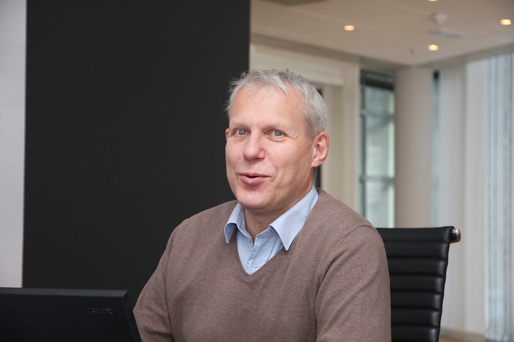 Eksperten: Steinar Ekrem, seksjonsleder fibertau i Viking Seatech, har store forventninger til den patenterte løsningen for pre-installasjon av fibertau og ankere. Foto: Tore Stensvold