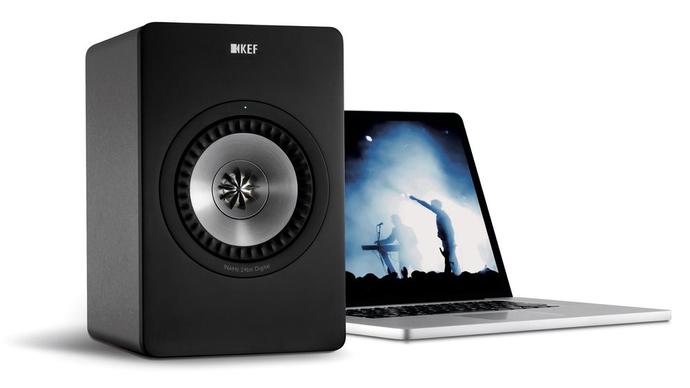 KEF X300A leverer strålende lyd til PC-en eller Mac-en. 