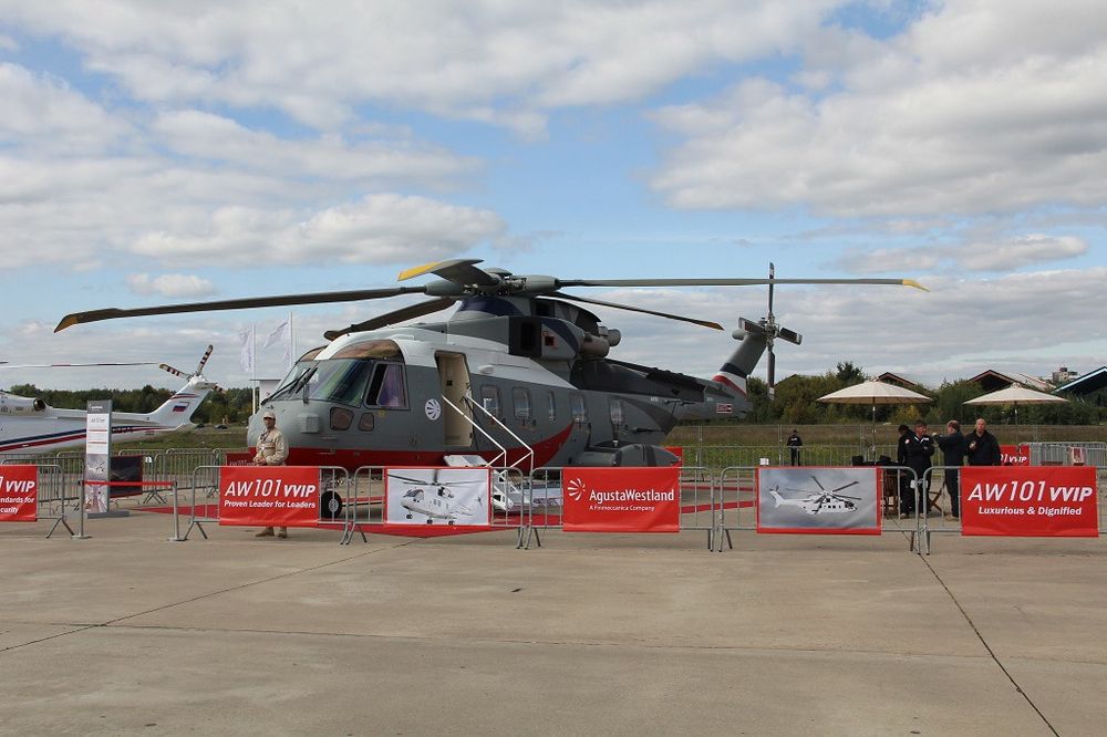 AW101 VVIP ble vist fram på MAKS 2013 i Moskva for halvannen måned siden. 