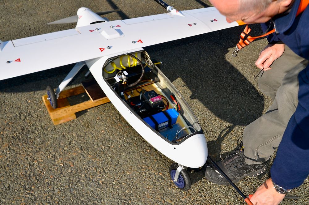 Avansert: Flyet på innsiden er stappfullt av elektronikk. Foto: Ingvil Snøfugl
