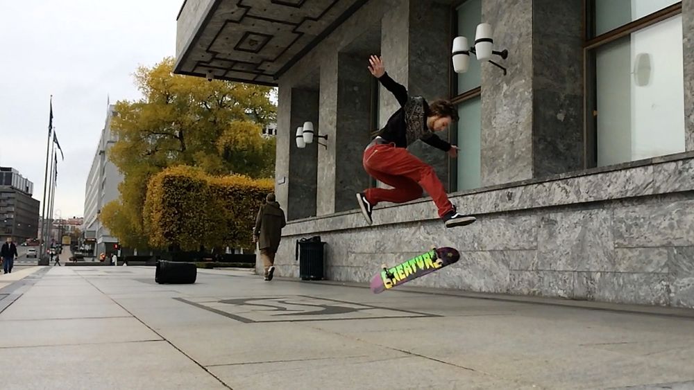 SLOW MOTION: Med 120 bilder i sekundet kan iPhone 5s lage en spennende slow motion-effekt.