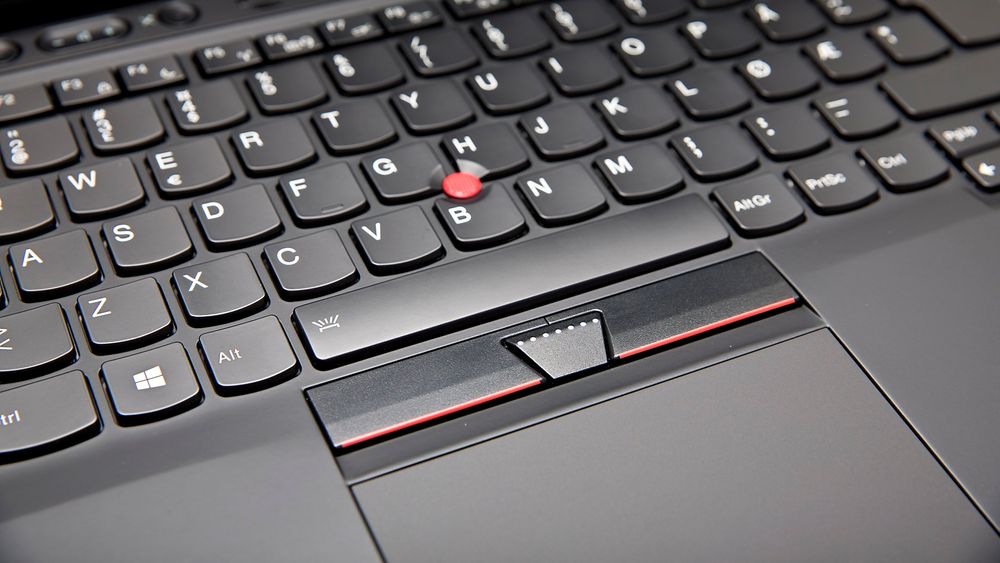 Tastaturet er det beste ved X1 Carbon Touch. 