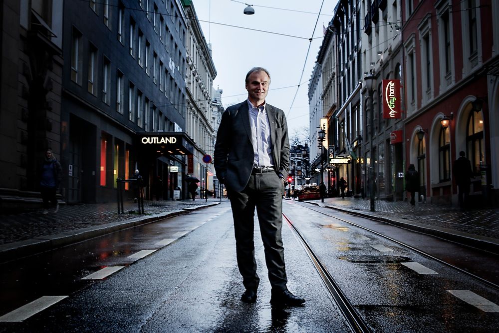 Ekstraordinære tiltak: Geir Isaksen mener at vi trenger en ekstraordinær satsning på kollektivtransport med jernbanen i en sentral rolle.  Alle foto: Håkon Jacobsen 