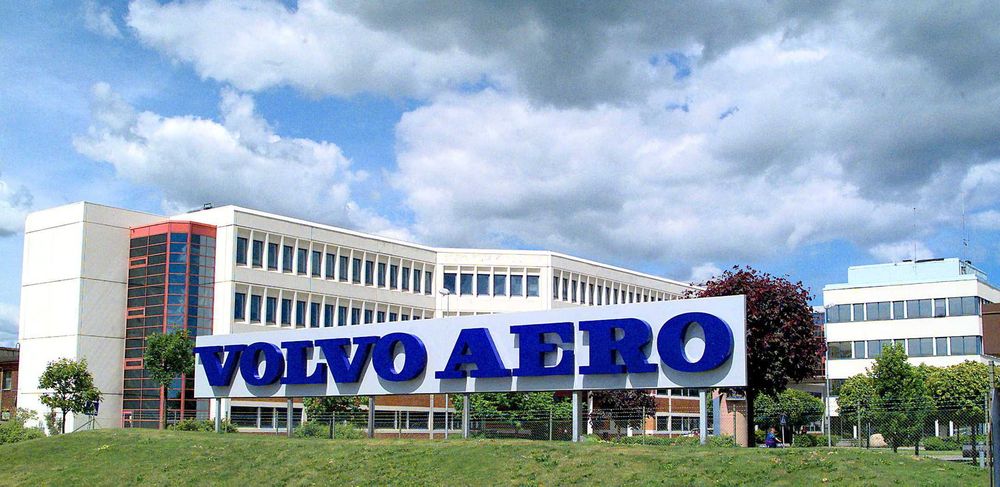 Hovedkontoret til Volvo Aero i Trollhättan i Sverige.