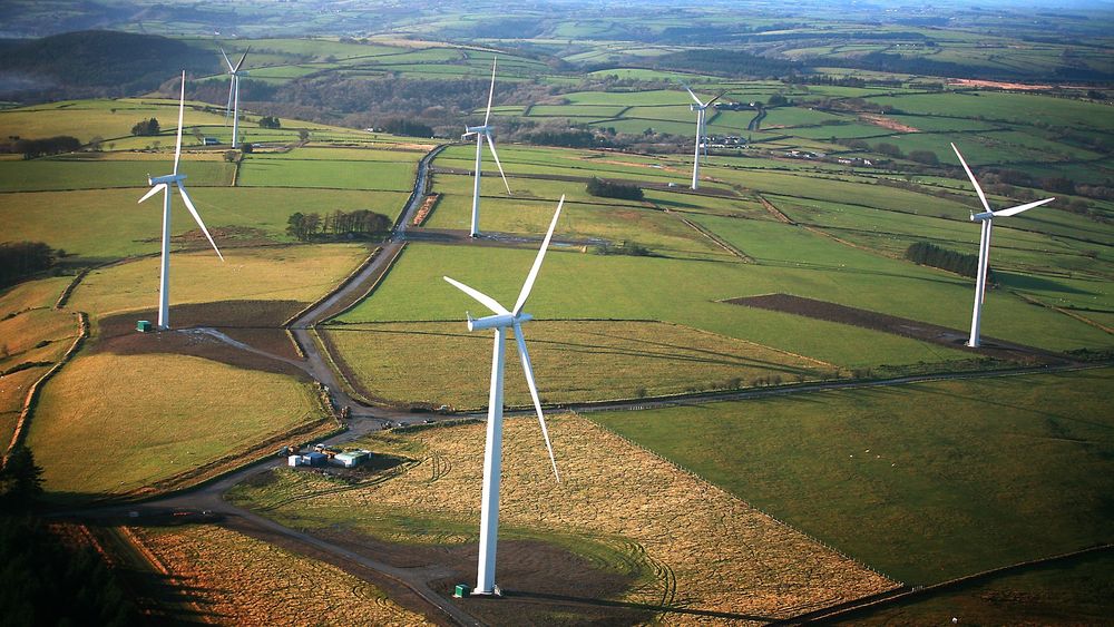 Statkraft skal bygge Berry Burn Wind Farm i Skottland. Her selskapets park Alltwalis i Wales. 