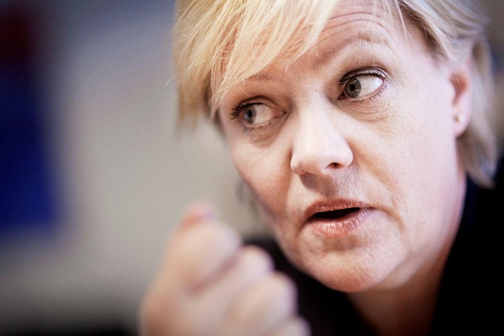 VIKTIG: Kunnskapsminister Kristin Halvorsens viktigste oppgave nå er å sørge for flere studieplasser. FOTO: Håkon Jacobsen