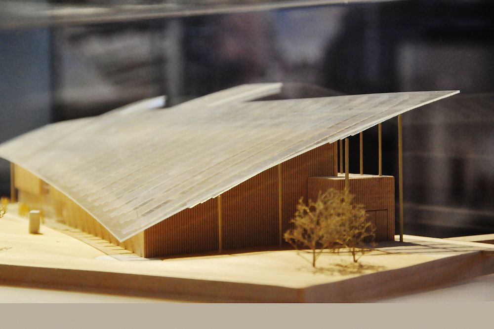 TJUVHOLMEN: Modell av Astrup Fearnley-museet av Renzo Piano. 