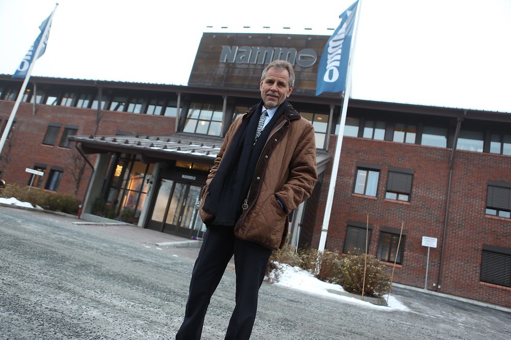 OPTIMIST: Konsernsjef Edgar Fossheim i Nammo tror Apex-ammunisjonen blir viktig for selskapet de neste tiårene. Peder Qvale