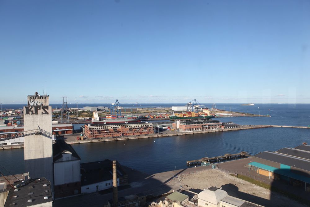 Slik ser havneanlegget på Øresundkysten ut i dag.