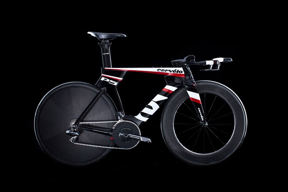 Cervelo P5 er en av verdens mest aerodynamiske sykler. 