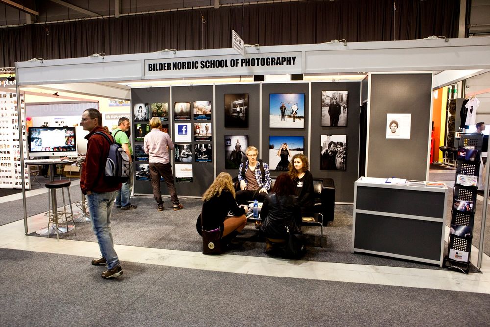 MESSE: Nordic School of Photography i Oslo var en av flere skoler hvis elever viste fram bildene sine.