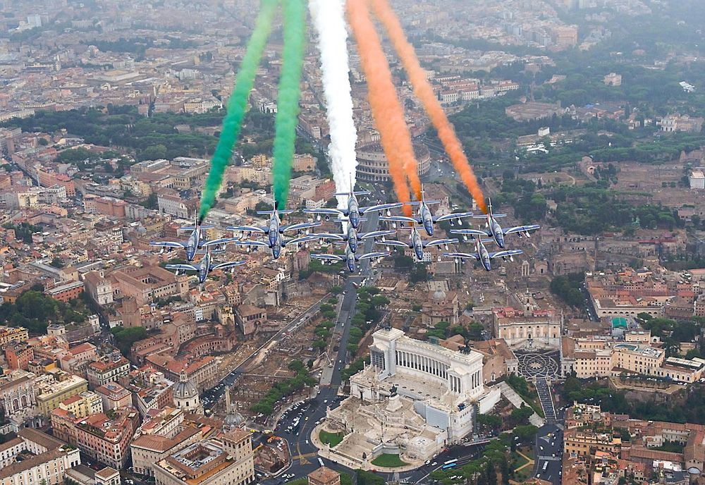 Det italienske displayteamet har vist seg fram i Norge flere ganger tidligere, blant annet på Gardermoen, Flesland og Bardufoss. 