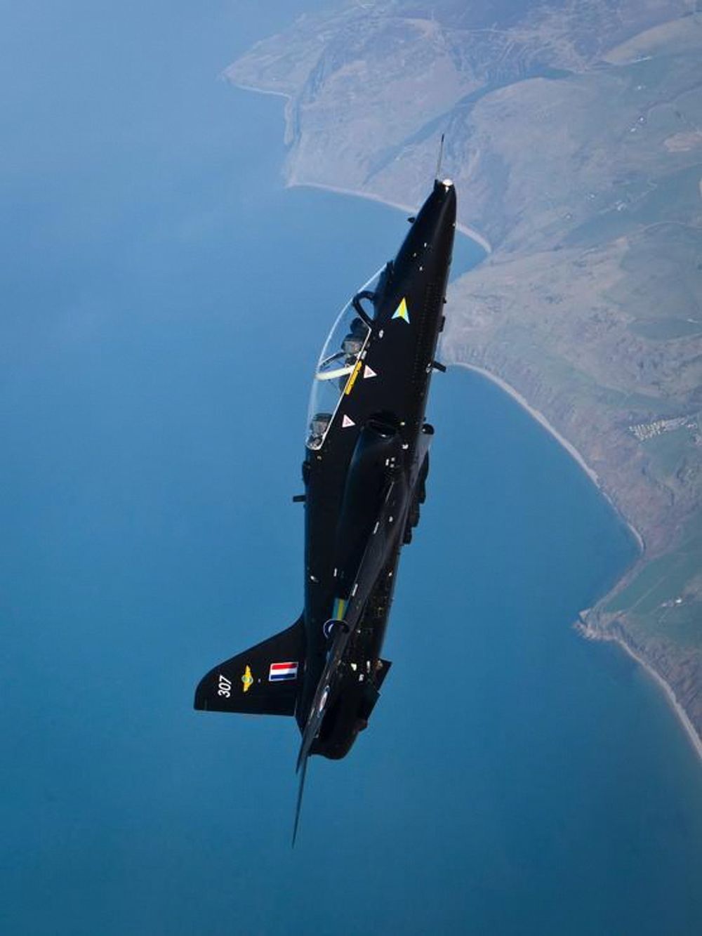 BAE Hawk T Mk1 tilhørende RAFs oppvisningsteam. 