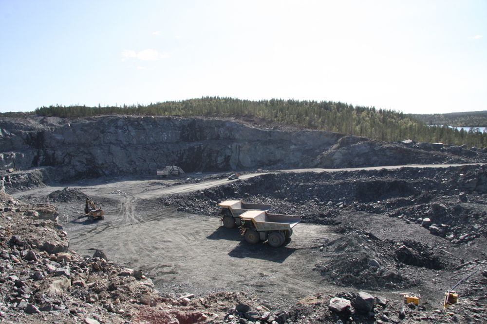 LITE ATTRAKTIVT: Norsk gruvedrift, her representert ved Sydvaranger gruve i Kirkenes, er lite attraktivt for mineralselskapene verden rundt.