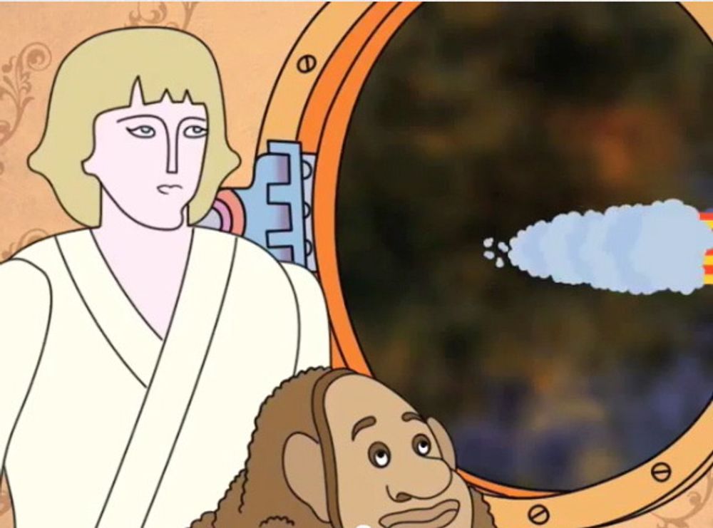 STJERNEKRIGERE: Luke Skywalker i en meditativ scene.