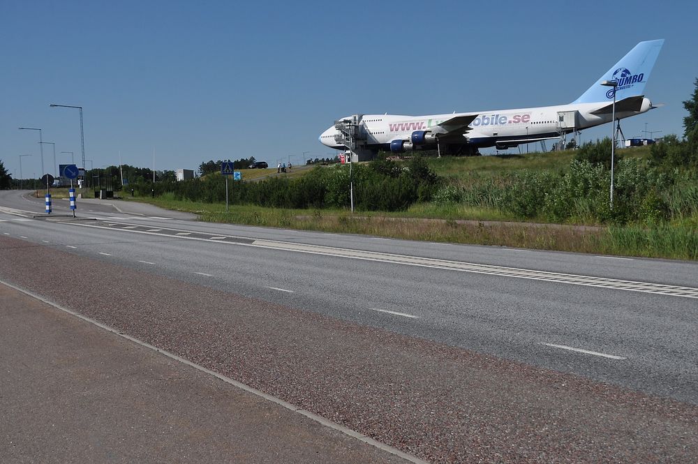 VED VEIEN: Du kan ta shuttlebuss til Jumbostay.
