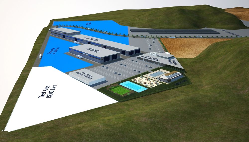 Aker Solutions' nye fabrikk i Brasil for fabrikasjon, montering og testing av hele borepakker for dypvann. Fabrikken på 335 000m2 bygges i Macaé på Brasils østkyst. 