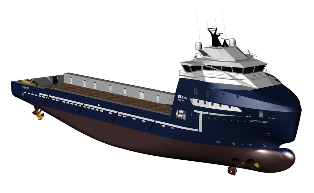 Statoil signerer kontrakter om å leie sju nye forsyningsfartøy. Dette designet skal bygges for Troms Offshore. 